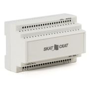 Источник питания SKAT-12-8.0-DIN ИБП 12В 8А корпус под DIN рейку 35 мм. внешний АКБ от 17 до 26 Ач