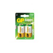 Элементы питания GP LR20 Super Alkaline 13A-2CR2 BL2