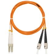 Шнур NMF-PC2M2C2-LCU-STU-001 волоконно-оптический оранжевый, 1м