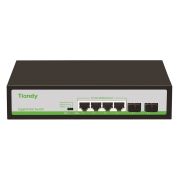 Коммутатор TC-P3S06 H/0402/AT/60 TIANDY 4 PoE порта +2 SFP порта