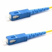Шнур оптический соединительный SC/UPC - SC/UPC, SM (одномод) 9/125, simplex (одинарный), LSZH, 2 мет