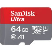 Карта памяти microSDXC 64Gb SanDisk Ultra Class 10 UHS-I U1 A1 (SDSQUA4-064G-GN6MN)