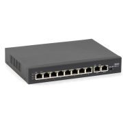 Коммутатор SKAT POE-8E-2G V.2, 8 порта PoE Uplink: 2