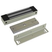 Замок ML-295K-2 (с уголком) электромагнитный влагозащищенный IP67 с датчиком холла