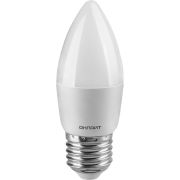 Лампа светодиодная 71 634 OLL-C37-8-230-2.7K-E27-FR 8Вт свеча 2700К тепл. бел. E27 560лм 176-264В ОНЛАЙТ 71634