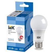 Лампа светодиодная A60 15Вт грушевидная 230В 6500К E27 IEK LLE-A60-15-230-65-E27