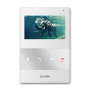 Монитор видеодомофона SLINEX SQ-04M White цветной, настенный , 4