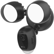 Видеокамера LC1C Black WI-FI 2МП уличная камера с встроенным прожектором, сиреной FHD 1080P
