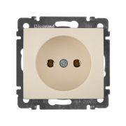 Розетка 1-м СП Valena 16А IP21 без заземл. на винтах механизм сл. кость IEK 774316