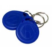 Брелок Mifare AT-ID03-MF Blue с кольцом, без карабина, без номера, цвет синий