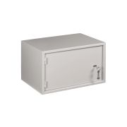 Шкаф EC-WS-075240-GY 7U, настенный антивандальный шкаф с дверью на петлях, 7U, Ш520хВ320хГ400мм