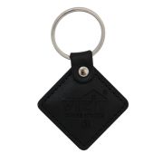 Брелок VIZIT-RF3.2 black Ключ RF (RFID-13.56 МГц). Кожаный брелок с тиснением логотипа черный.