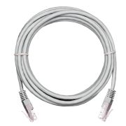Шнур коммутационный EC-PC4UD55B-010-GY-10 NETLAN U/UTP 4 пары, Кат.5е (Класс D), 100МГц