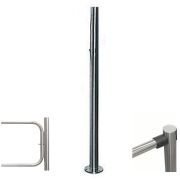 Стойка PERCo-BH02 2-15 с отверстием под стопорный механизм поворотной секции и с 2-мя отверстиями