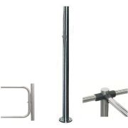 Стойка PERCo-BH02 2-16 трехсторонняя стойка с отверстием под стопорный механизм с 6-ю отверстиями