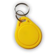 Брелок RFID Mifare 1K SL, 13,56 Мгц, 40,5х32 мм, желтый
