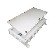 Коробка КМ IP54-2040, 20 вводов монтажная с DIN-рейкой Ω-типа шириной 35 мм и высотой 7.5 мм, 20 вво
